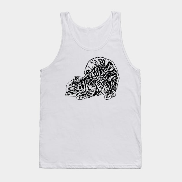 Cat Tank Top by Nimmersatt